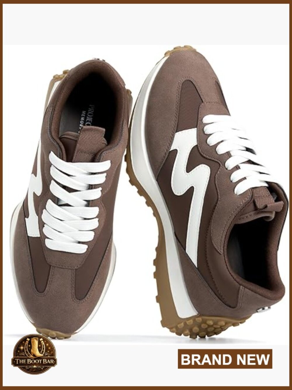 Memory Foam Non-Slip Fashion Sneakers for Women - Lightweight Lace-Up Walking